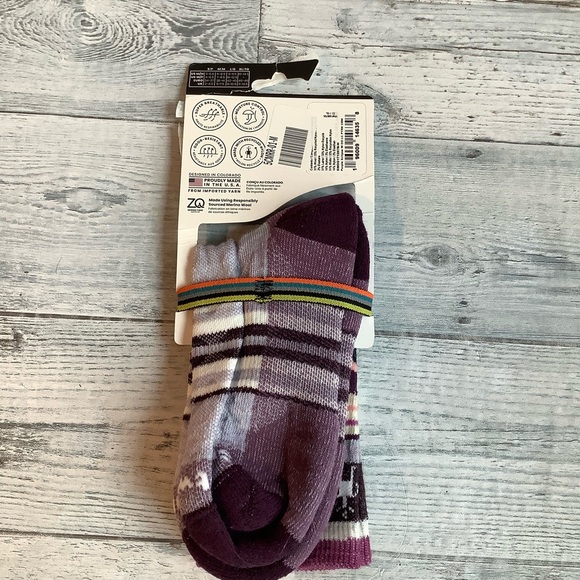 SmartWool Women’s M Crew Outdoor Light Cushion Socks - Merino Wool - Picture 3 of 4